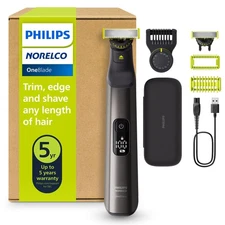 Norelco Philips OneBlade 360 Pro, Hybrid Electric Trimmer, Model QP6552/90