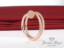 Cartier Ring Juste un Clou Doppelt Rosegold 750 Diamanten 2020 Gr 55 B4210852