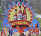 NOS Coors Light Beer Serve Up The Party Cerveza Season large tin beer sign 2001 — photo 1