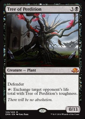 1x Tree of Perdition - Foil Heavy Play MTG Magic - Kid Icarus -