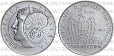 01651] ITALIAN REPUBLIC - 5 EURO SILVER 2010 - 100th YEAR CONFINDUSTRIA