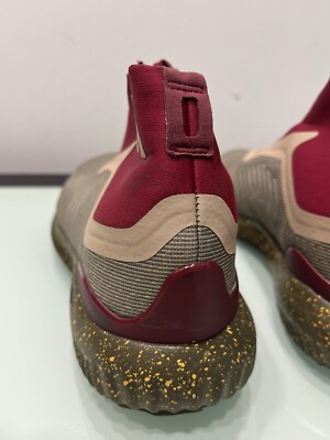 Adidas Alphabounce 5.8 zip Trace Olive Burgundy running shoes size 10 s-l400.webp main image 4