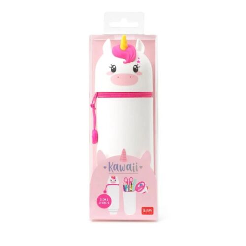 Kawaii Ties School White Case 2 in 1 Soft Silicone Themed Unicorn - Picture 1 of 6