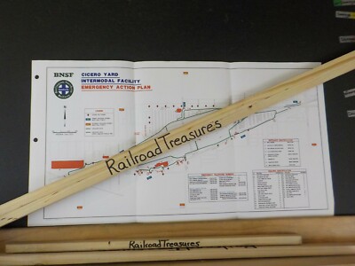 Karte BNSF Cicero Yard Intermodale Einrichtung Notfall Aktionsplan Rev 2002