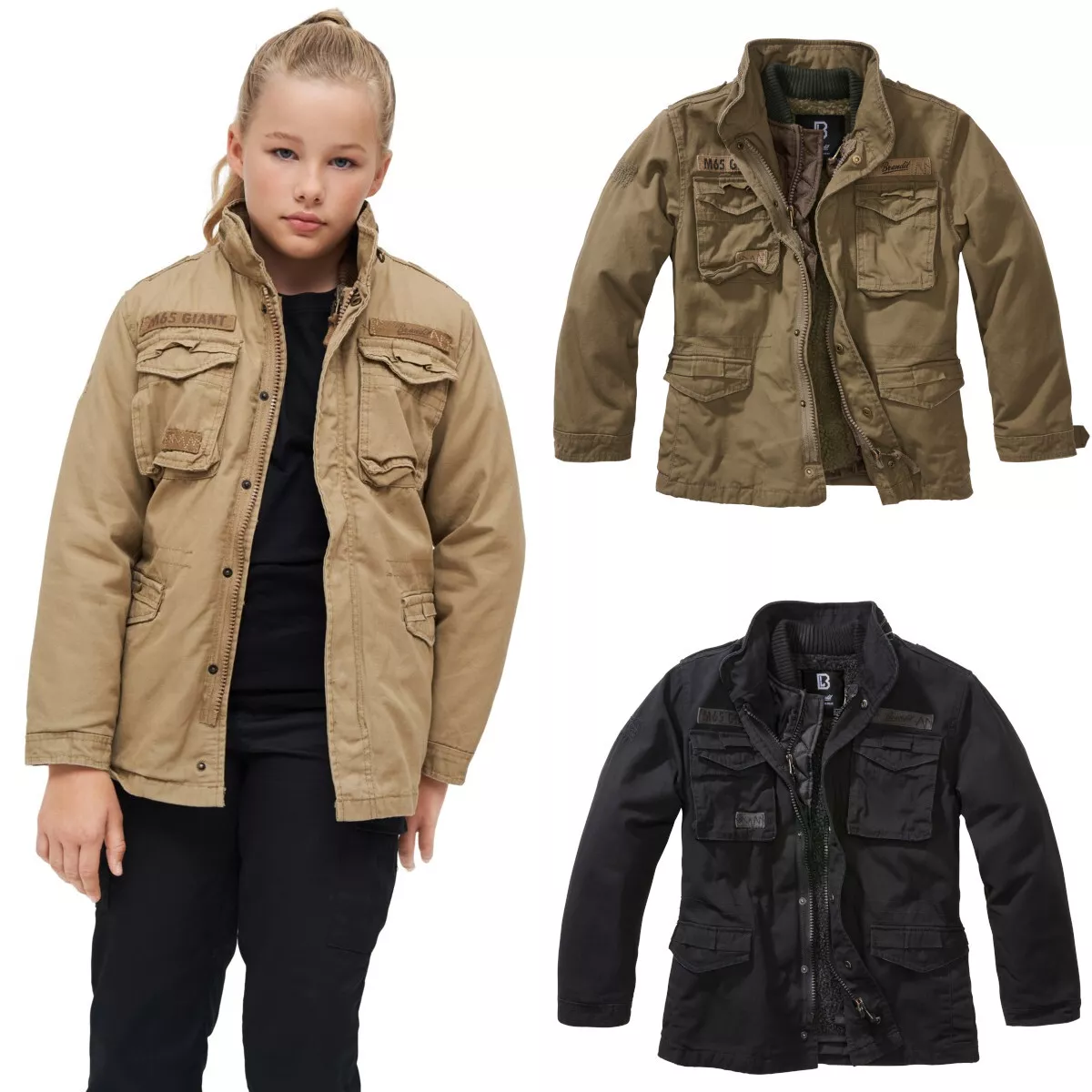 Brandit Kids M65 Giant Jacket Winter Jacket 2 IN 1 Jacket