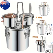 50L 30L 19L Alcohol Distiller Water Spirit Boiler Home Brew Copper Alcohol Still