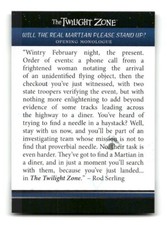 2019 Rittenhouse The Twilight Zone Rod Serling Edition Trading Card #64