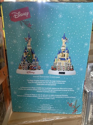 Disney Animated Holiday Christmas Cinderella Castle with Lights