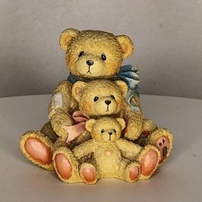 Vtg 1991 Cherished Teddies Theadore Samantha  Tyler "Friends Come in All Sizes"