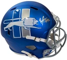 BRIAN BRANCH SIGNED DETROIT LIONS FULL SIZE HELMET BECKETT WITNESS COA