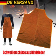 Schwei&szlig;sch&uuml;rze aus Spalt-Leder - Lang - Sicherheitssch&uuml;rze Schwei&szlig;schutz Sch&uuml;rze