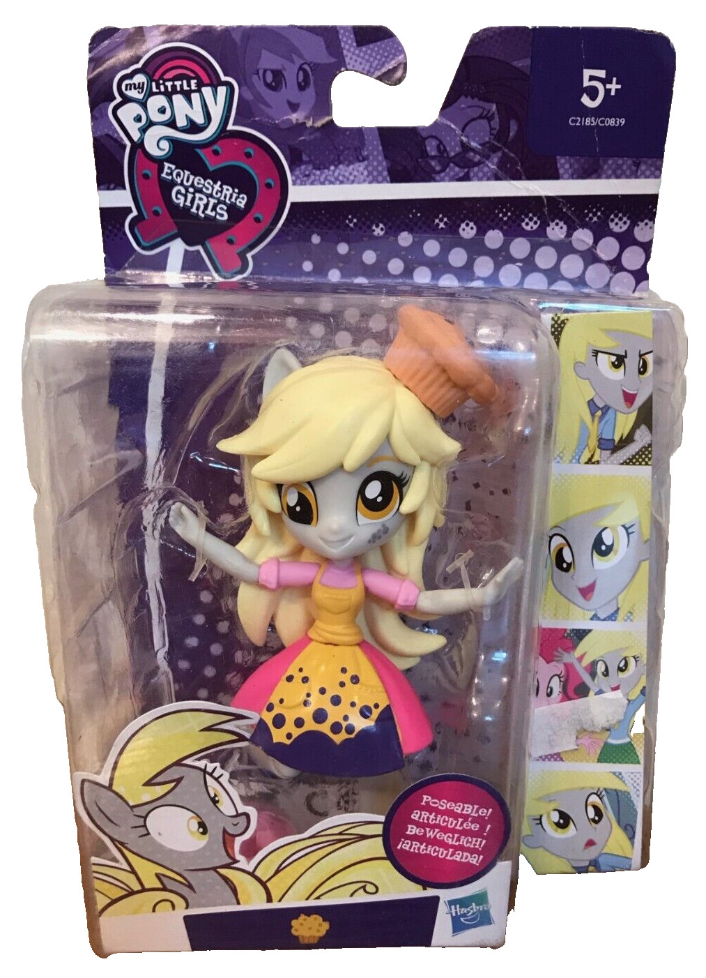 My Little Pony Equestria Girls Mini DERPY MUFFIN poseable Fantasy Scene - MIP