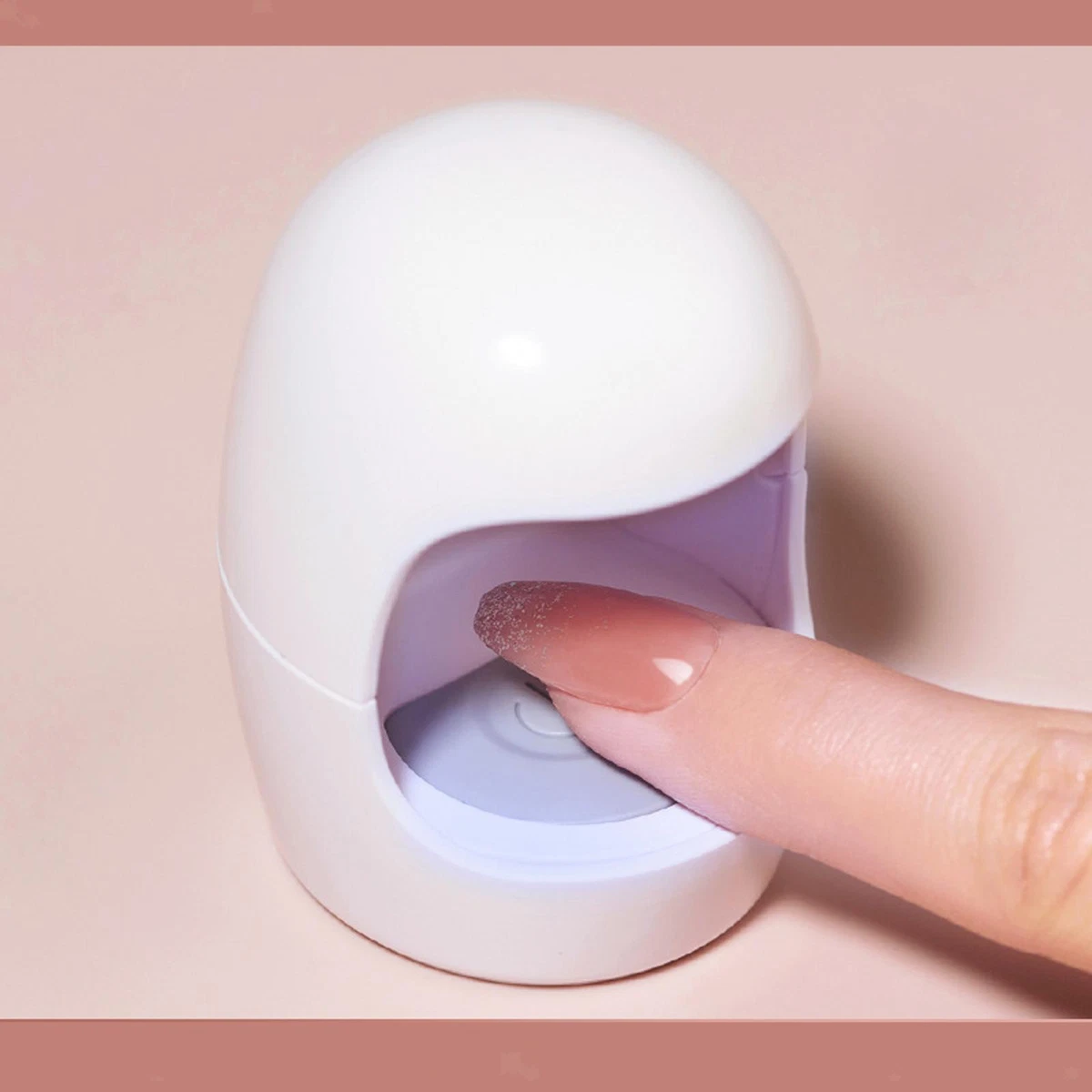 Mini LED Nail Lamp for Gel Nails DIY Pedicure Tools Single Finger Nail Dryer