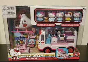 hello kitty helicopter and ambulance