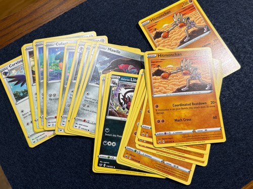 Einzelne Pokemon Karten SWSH01 Schwert & Schild 095 Hitmonchan und höher - Bild 1 von 22