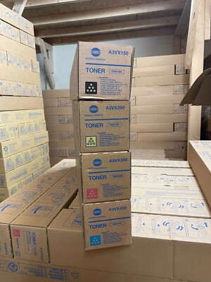 Konica Minolta TN-619 CMYK Toner set Part Number: A3VX150/250/350
