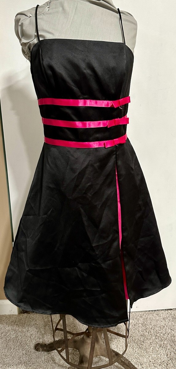 pink and black semi formal dress Party , formal, cocktail dress, New Year's Eve NYE vanity-import