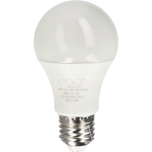 Ampoule LED E27 Avec Détecteur Micro-ondes - 11W 4000K 1055lm - EDO SOLUTIONS