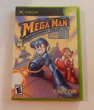 Mega Man Anniversary Collection (Microsoft Xbox)-10 Mega Man Games On One Disc.
