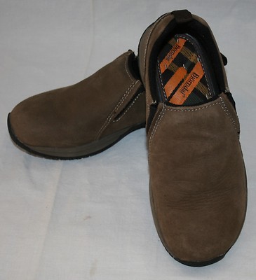Bjorndal Brown Leather Slip On Shoes Mens Colorado Casual