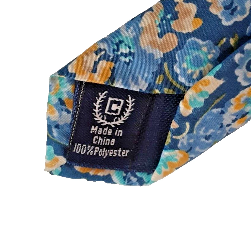 Corbata floral azul Chaps Foto 3 de 4