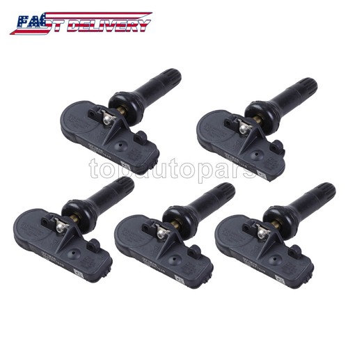 SET OF 5PCS TPMS Tire Pressure Sensor For Jeep Wrangler Grand Cherokee Dodge - Picture 1 of 5