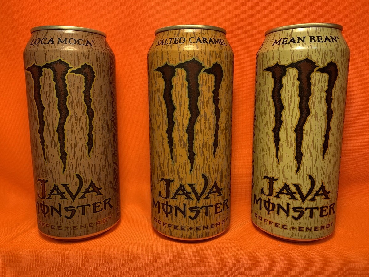 Monster Energy JAVA - Mean Bean - Loca Moca - Salted Caramel