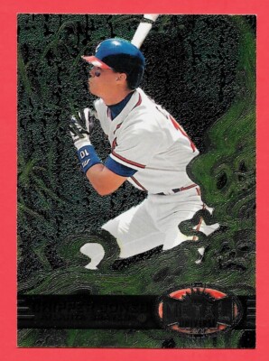 1997 Metal Universe #31 Chipper Jones- NRMT