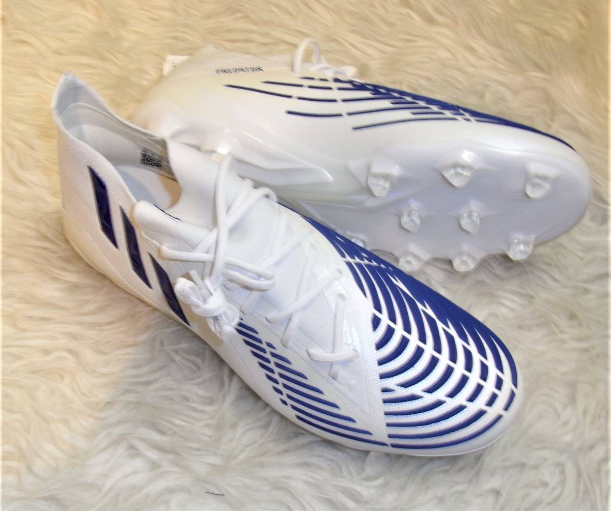 Super Top Model adidas Predator Edge.1 L Japan HG AG GZ6439 26.5cm White Bl