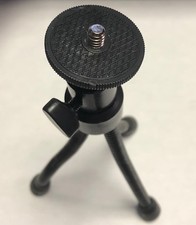 CAMCORDER TRIPOD TABLE TOP PAN TILT ONMI BALL HEAD 1/4"-20 GOPRO MOUNT ADAPTER