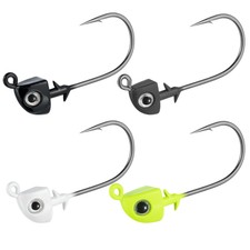 5 Pcs Lead Jig Heads Fishing Hooks Crappie Lure Swimbait Tackle Jigs 3.5-10.2g
