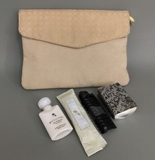 BVLGARI Travel Kit Bag-Toiletries-Lotion-Tissues-Comb-Refreshing Towel-NEW-Italy