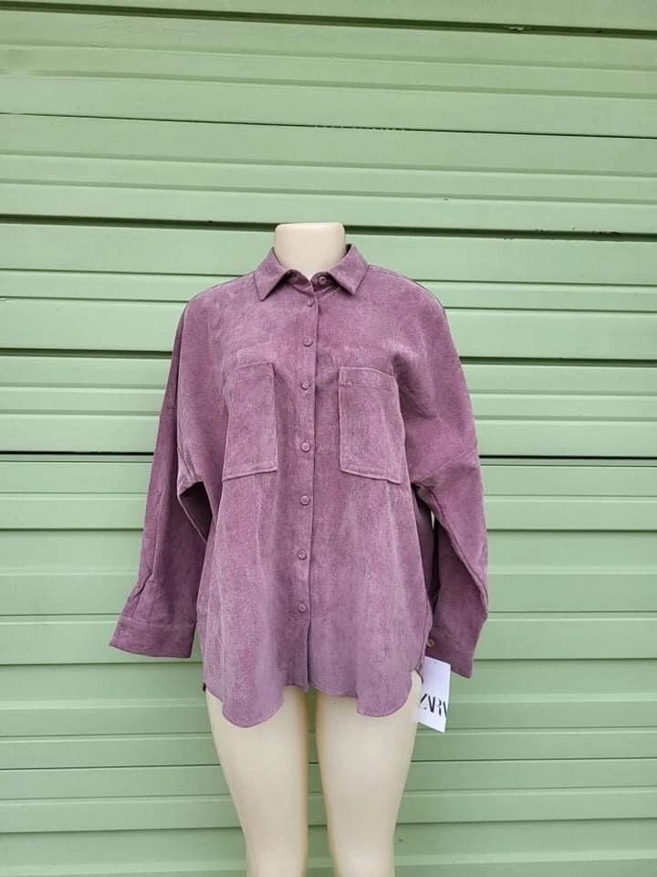 zara overshirt corduroy
