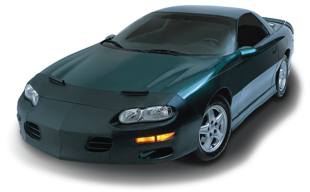LeBra Front End Cover Mask For Chevy Camaro Z28 1982-1987 - Black Leather Grain Vinyl