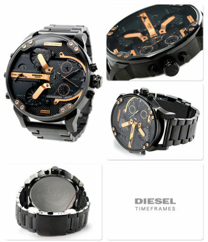 Diesel Mr.Daddy 2.0 DZ7312 57mm Wrist Watch for Men for sale online | eBay