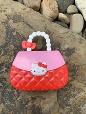 Hello Kitty Plastic Toy Purse. Good conditioned