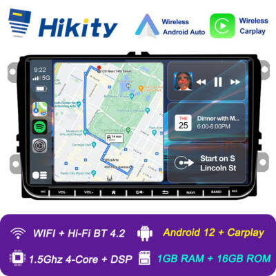 Android 15 Carplay Autoradio für VW GOLF 5 6 Passat Polo Touran T5 GPS NAVI WIFI