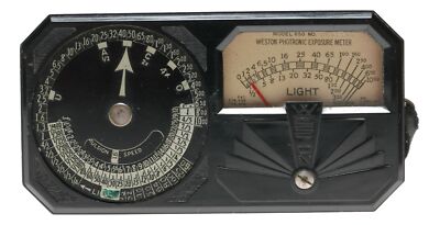 Leicameter photronic cased exposure meter Weston model 650 Leitz N.Y