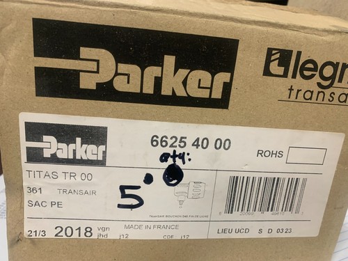 Parker Transair 6625 40 00 belüftete Endkappe mit steckbarem Reduzierstück - Bild 2 von 2