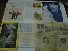 National Geographic Nov 1988 Exploring the Earth Mount Everest/High Himalaya MAP