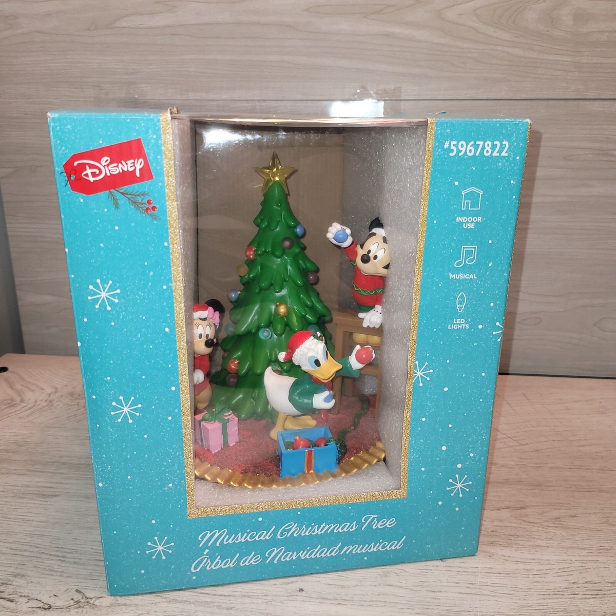 Disney - EMI3点 Disney Musical Christmas Tree LED 5967822 Mickey Minnie