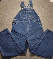 Vintage OshKosh B'Gosh Bib Overalls 36/28 USA Vestbak