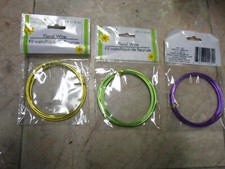 New  Floral Garden 6 FT Floral Wire Gold Green or Purple