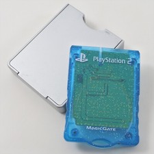PS2 Memory Card 8MB SPARKLING BLUE  Case Kotobuki KMC20J Playstation 2 2777
