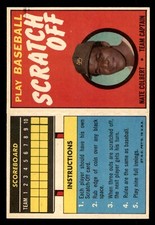 1970 Topps Scratch-Offs Baseball #7 Nate Colbert EX/MT *d8