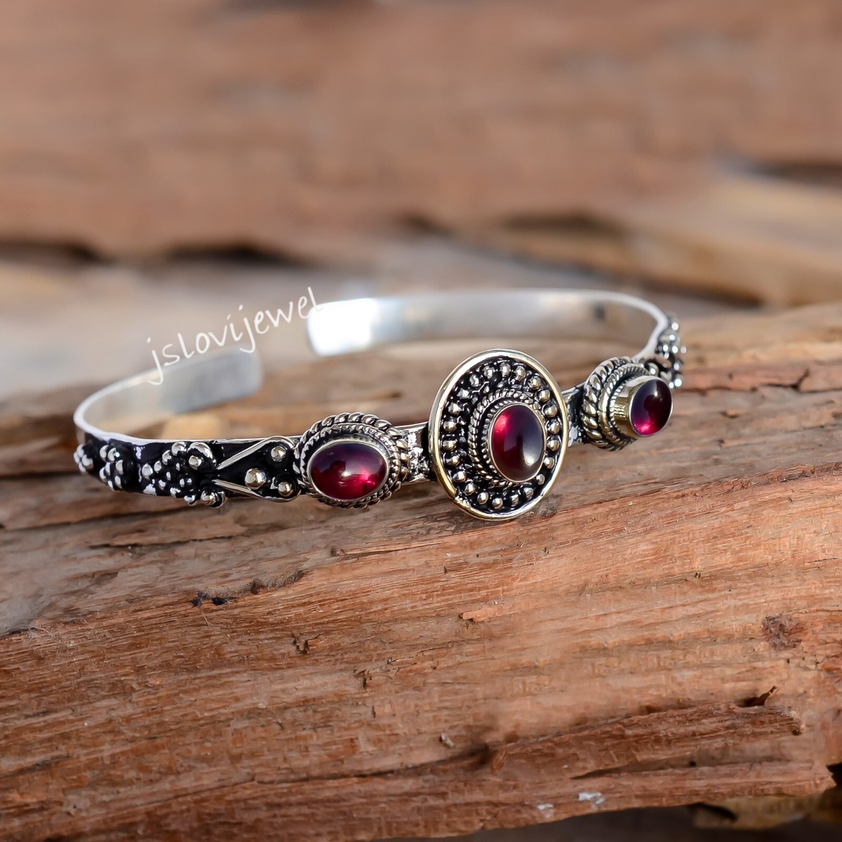 Bloody Mary Bracelet Spark w/Garnet 20cm