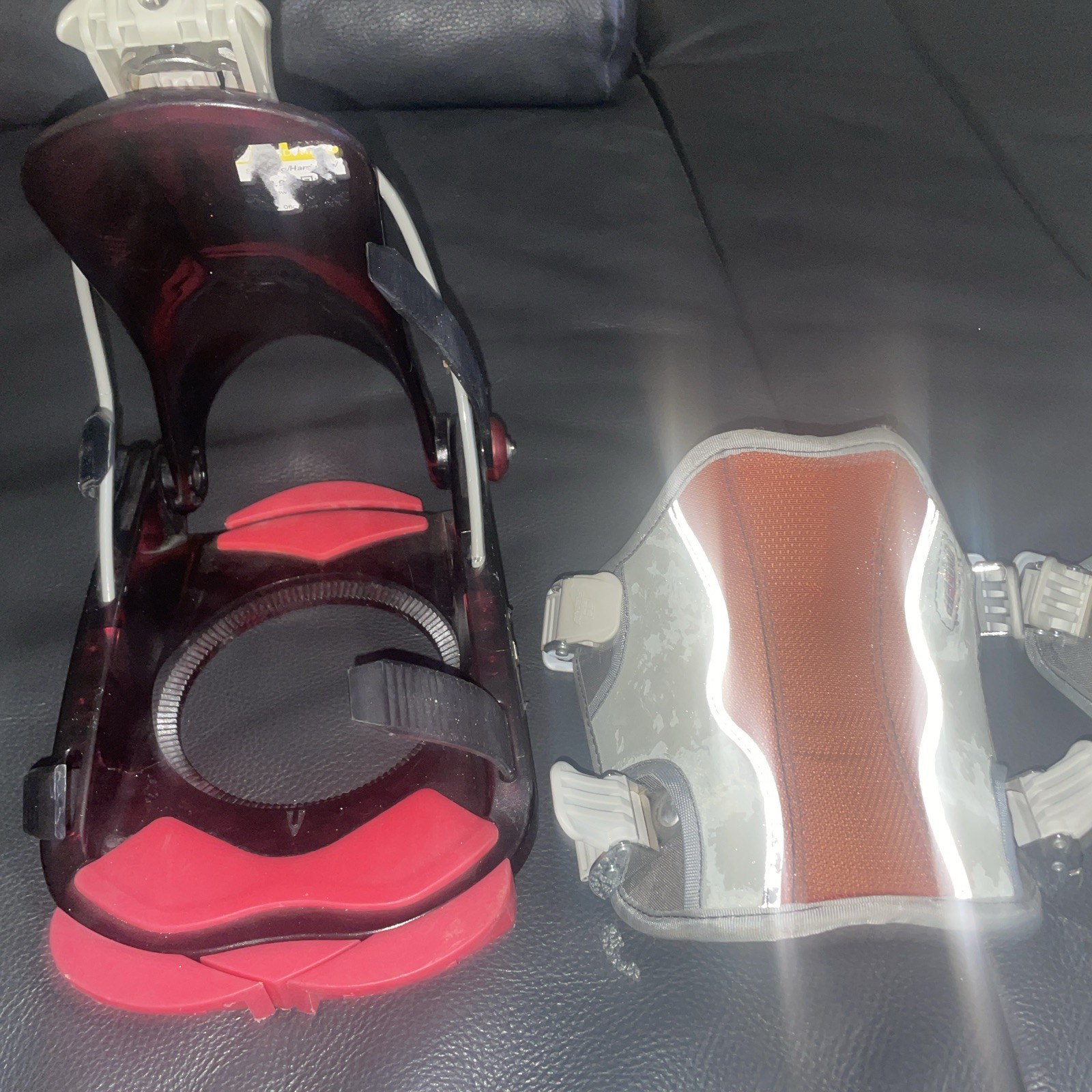 Flow Snowboard Bindings Rear Entry Easy In/Out All-Mountain Freestyle Ride M