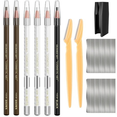 Augenbrauenstifte Set Wasserfest Füllen Konturieren Tattoo-Make-up Microblading