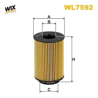 Filtro de aceite WIX FILTERS WL7592 para ALPINA, BMW, LAND ROVER, ROLLS-ROYCE, WIESMANN Foto 3 de 3