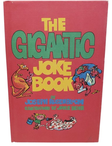 The Gigantic Joke Book By Joseph Rosenbloom 1978 Hardcover Vintage | eBay